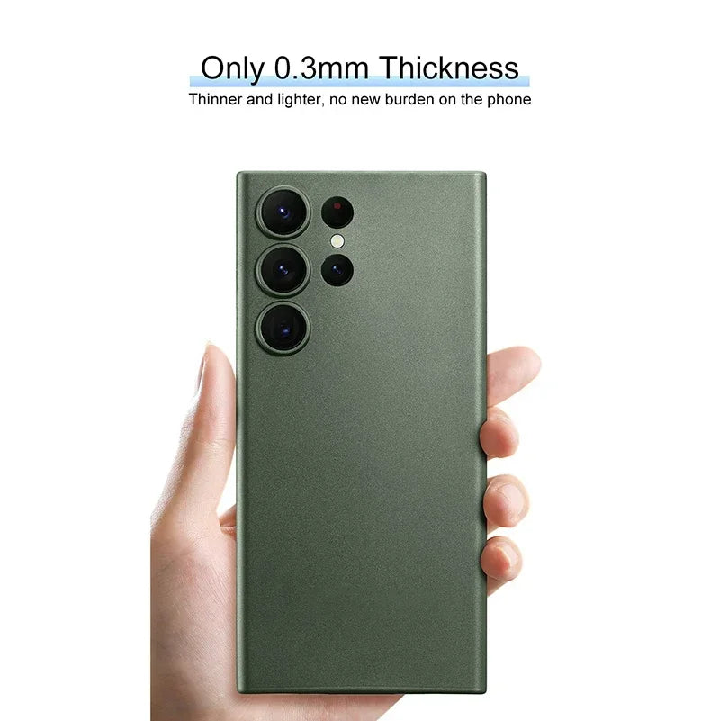 Ultra Thin 0.3mm shockproof Frosted Matte Case For Samsung