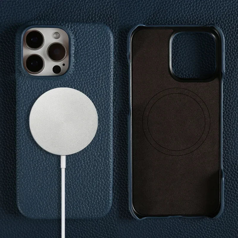 [Copy]Top Layer Cowhide Leather Phone Case for iPhone