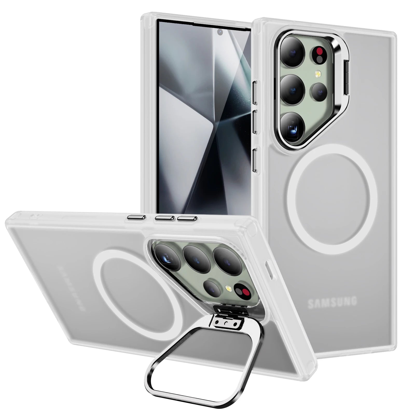 Magsafe Metal Camera Bracket Holder Case For Samsung
