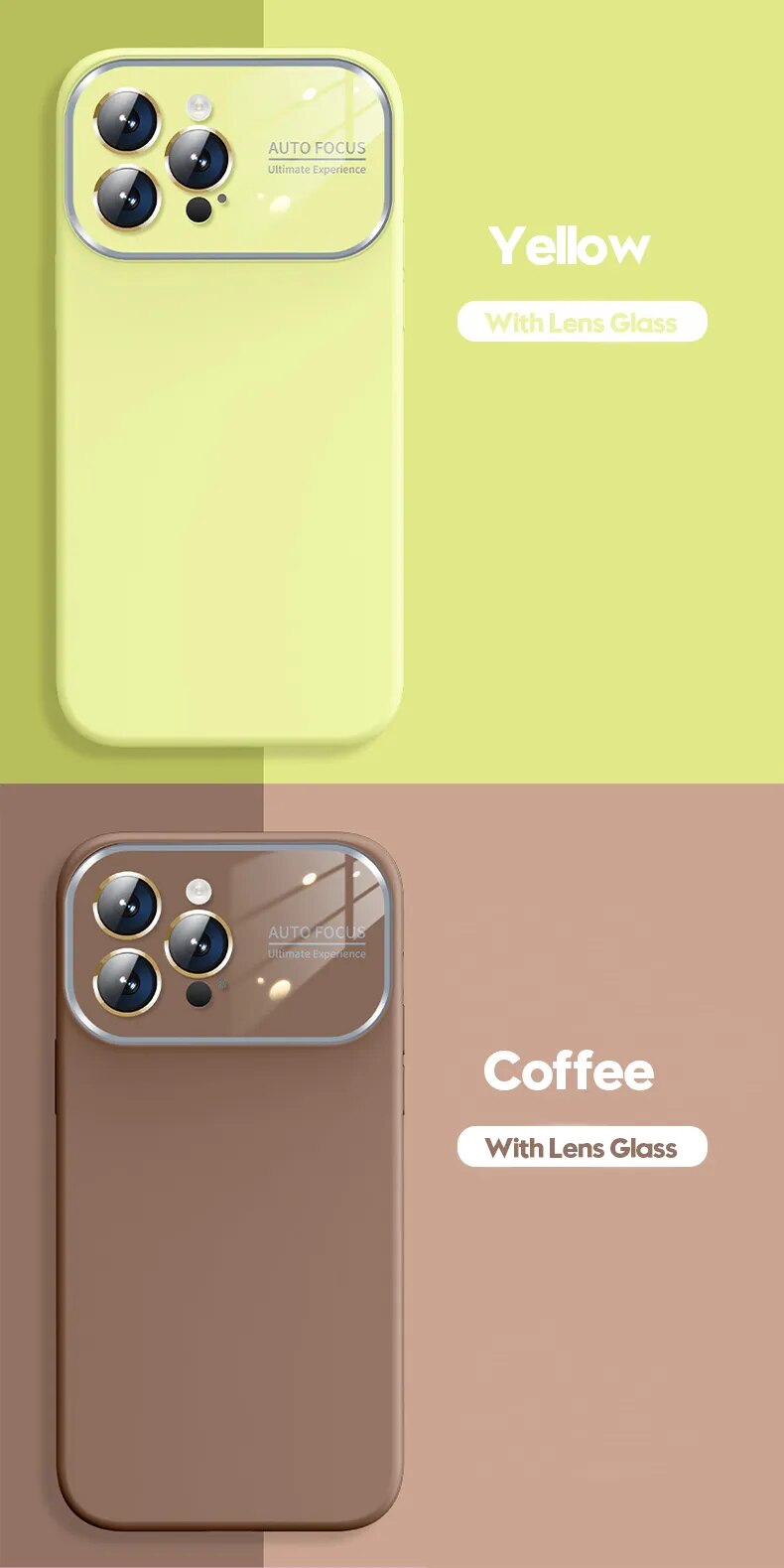 Square Liquid Silicone Case for iPhone