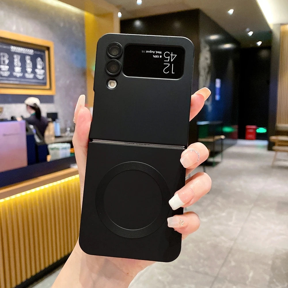 Matte Magsafe Magnetic Wireless Charging Case For Samsung