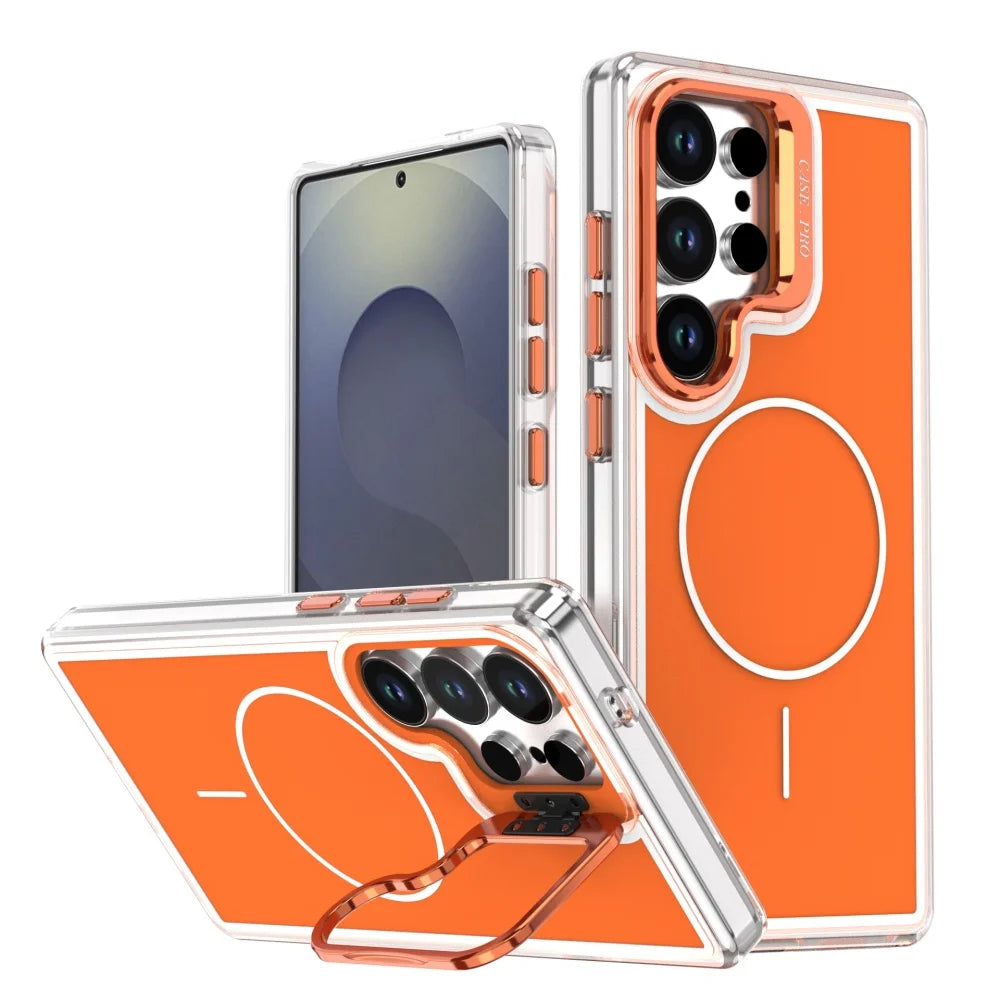 Invisible Lens Frame Holder Magnetic Case for Samsung