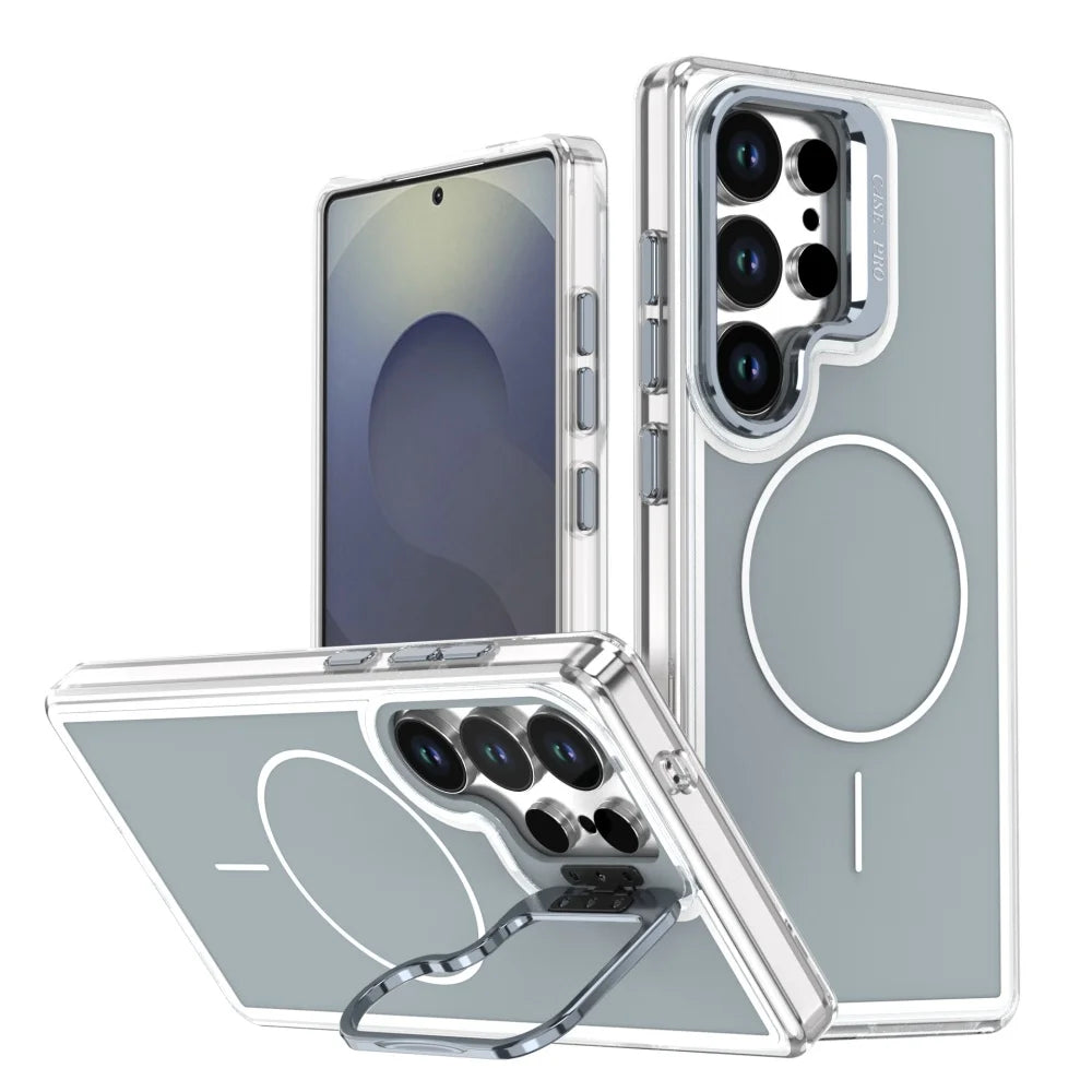 Invisible Lens Frame Holder Magnetic Case for Samsung