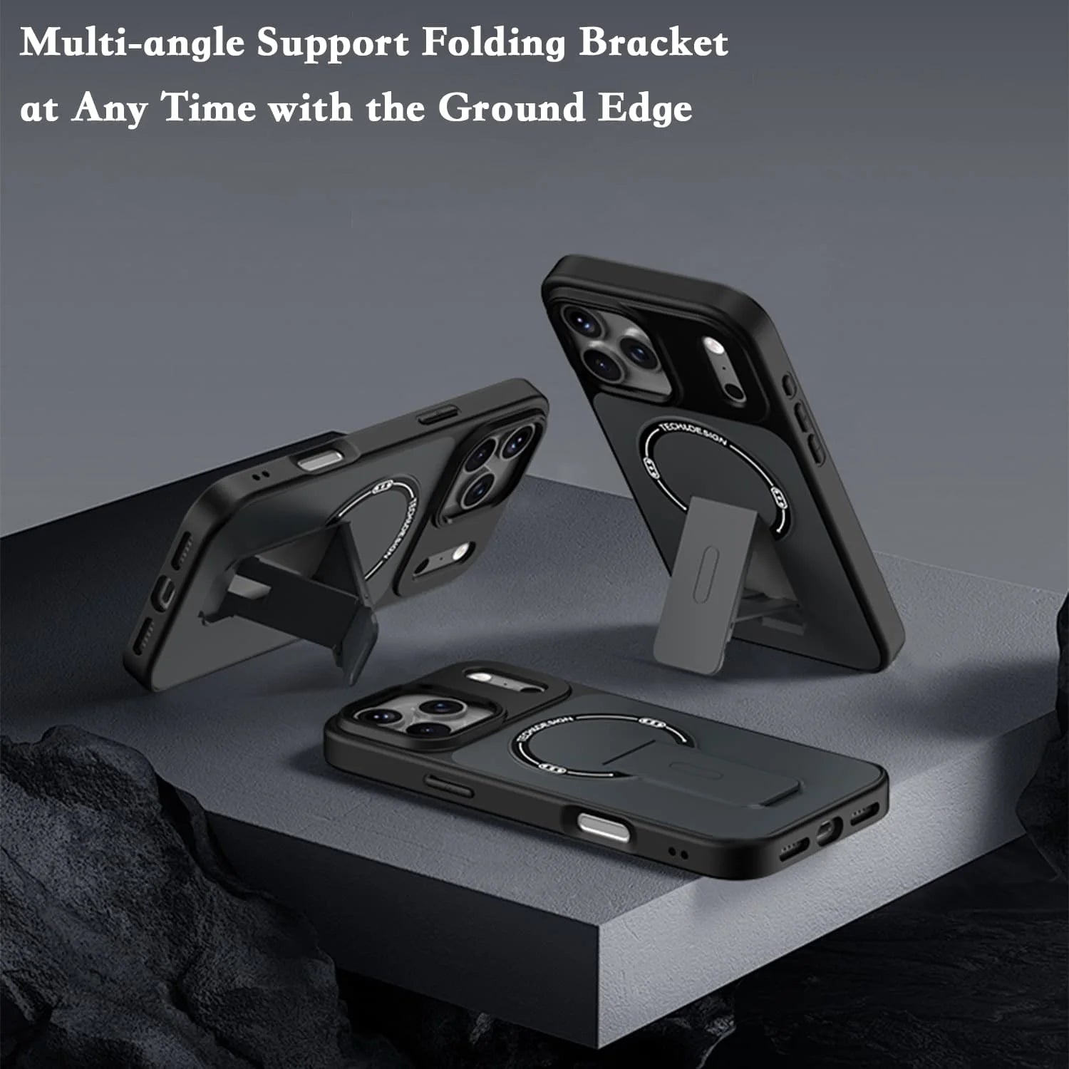 Magsafe Magnetic Fold Holder Case For iPhone