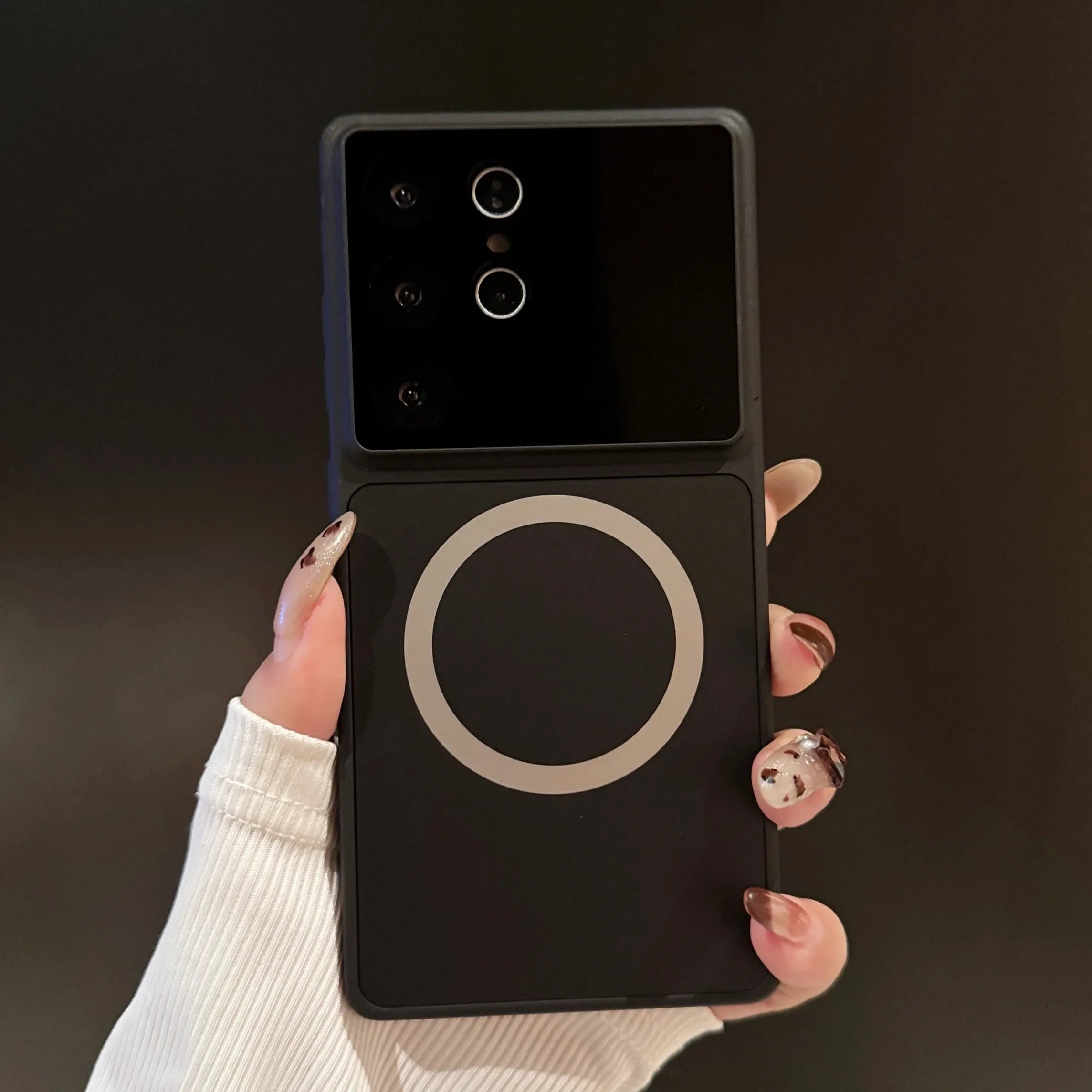 Magsafe Nano Matte Tempered Glass Case For Samsung