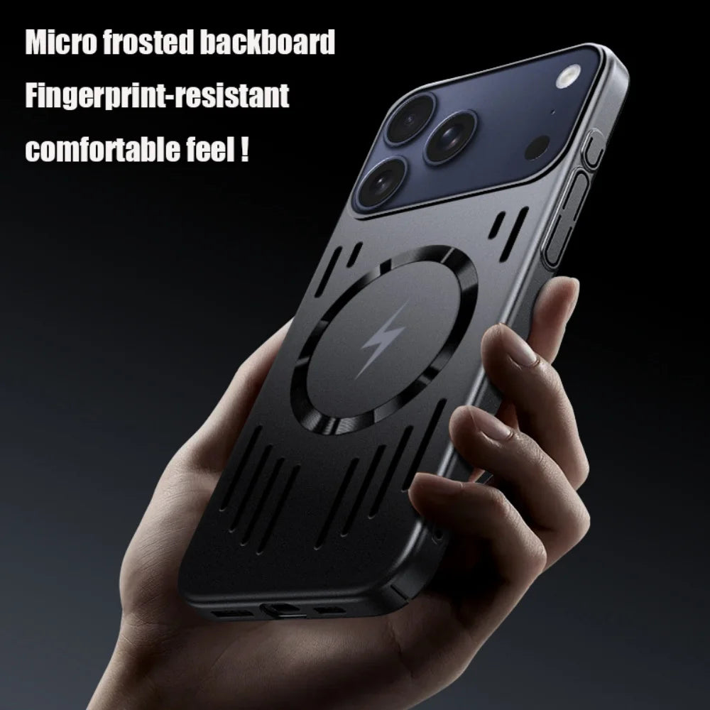 Magsafe Hard Metal Heat Dissipation Magnetic Case for IPhone