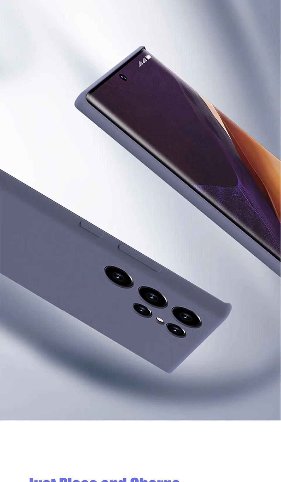 Original Liquid Silicone Case For Samsung