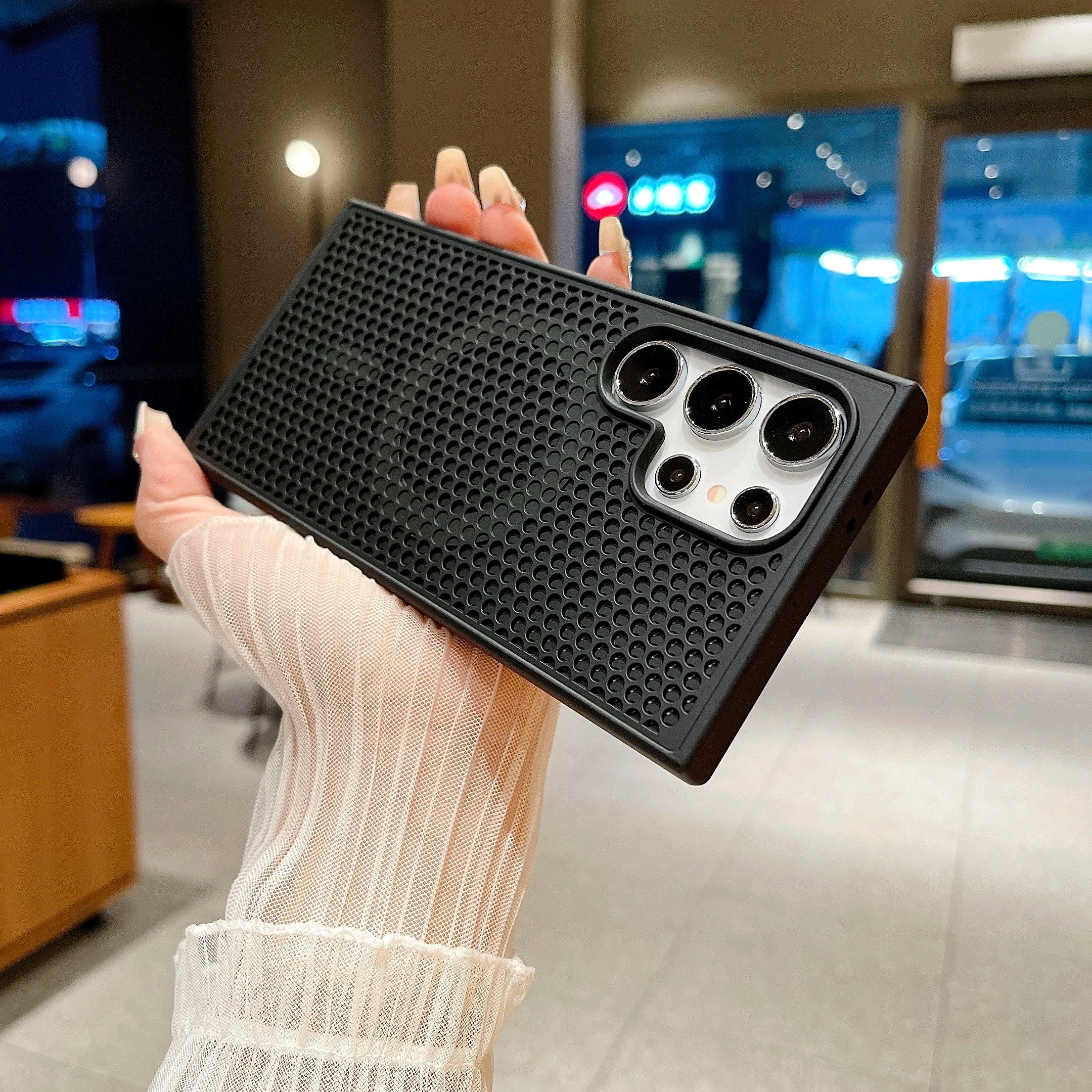 Heat Dissipation Honeycomb Magnetic Case For Samsung