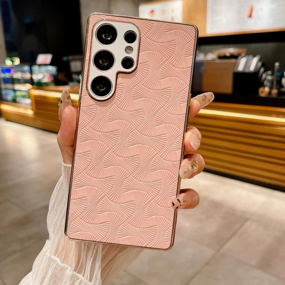 Retro Leather Shockproof Case For Samsung