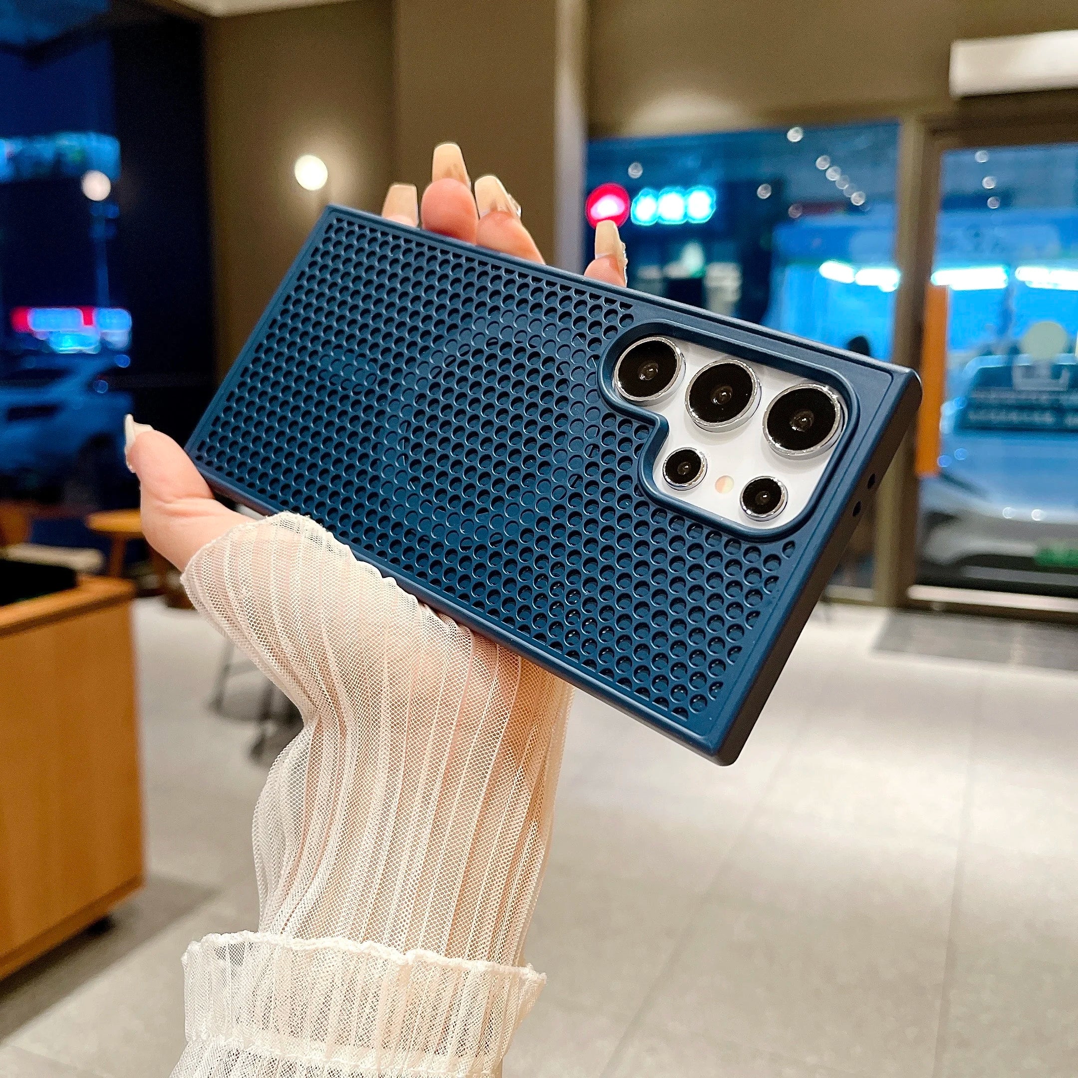 Heat Dissipation Honeycomb Magnetic Case For Samsung