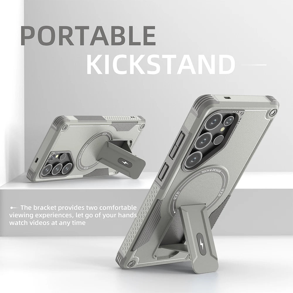 Magsafe Magnetic Fold Stand Holder Case For Samsung