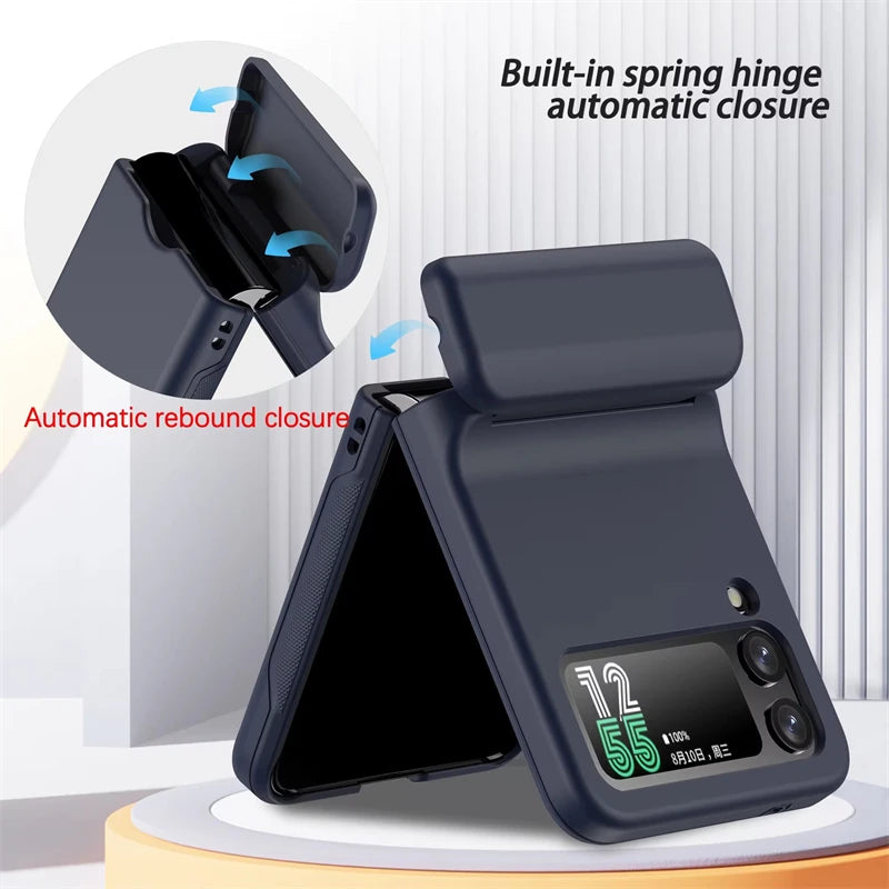 Folding Insert Card Frosted Case For Samsung