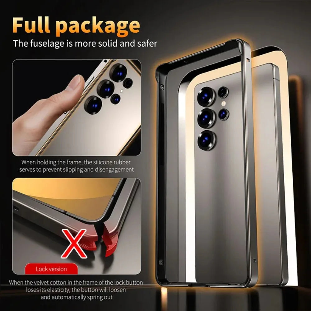 Aluminum Metal Frame Heat Dissipation Lightweight Case For Samsung