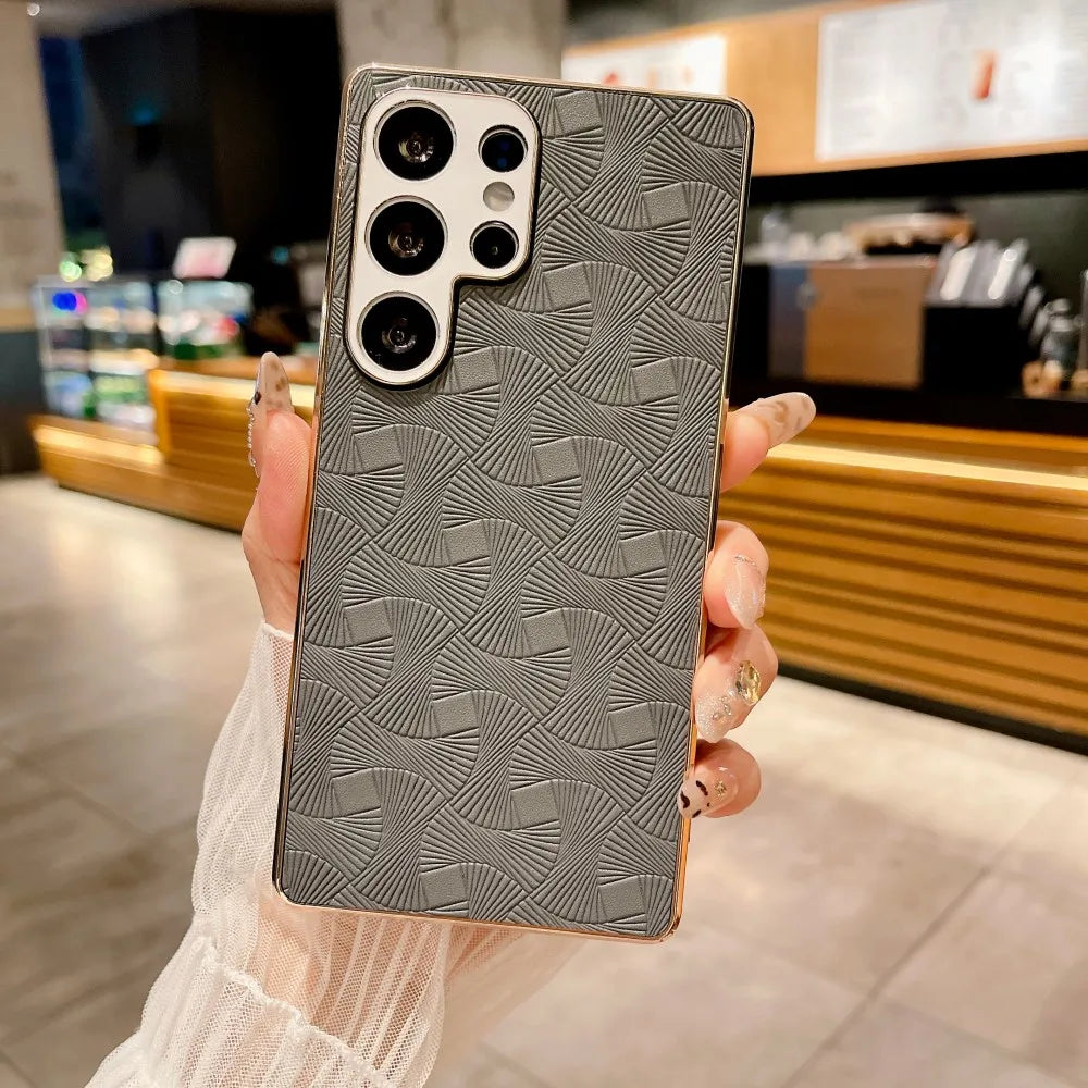 Retro Leather Shockproof Case For Samsung