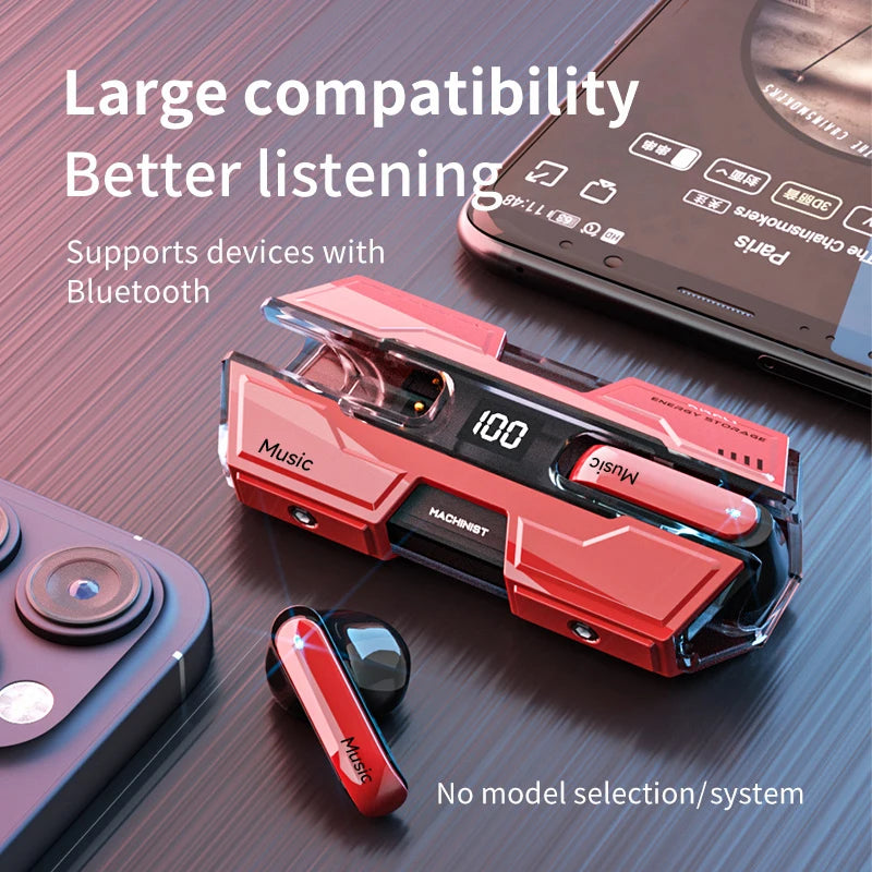 Bluetooth 5.3 Stereo Audio Wireless Headphones