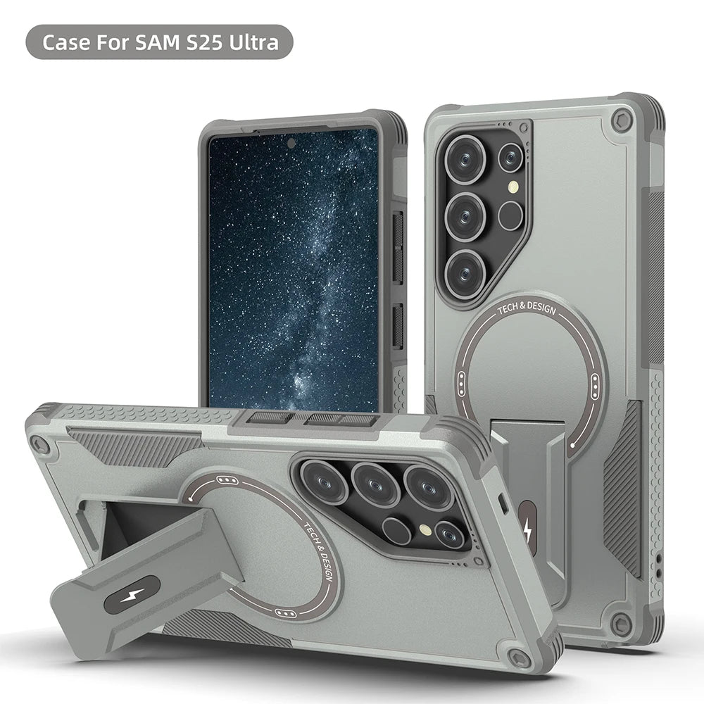 Magsafe Magnetic Fold Stand Holder Case For Samsung