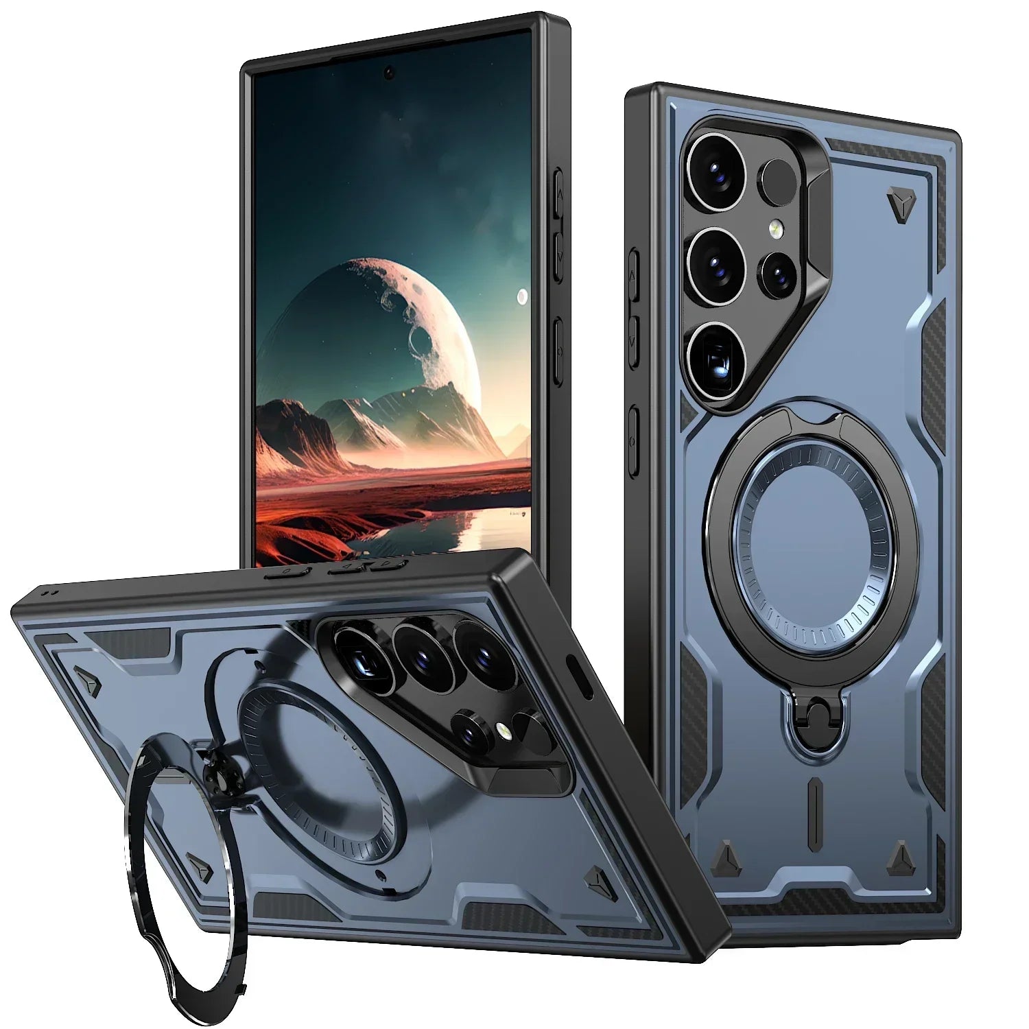 Magsafe 360° Rotating Stand Shockproof Case For Samsung