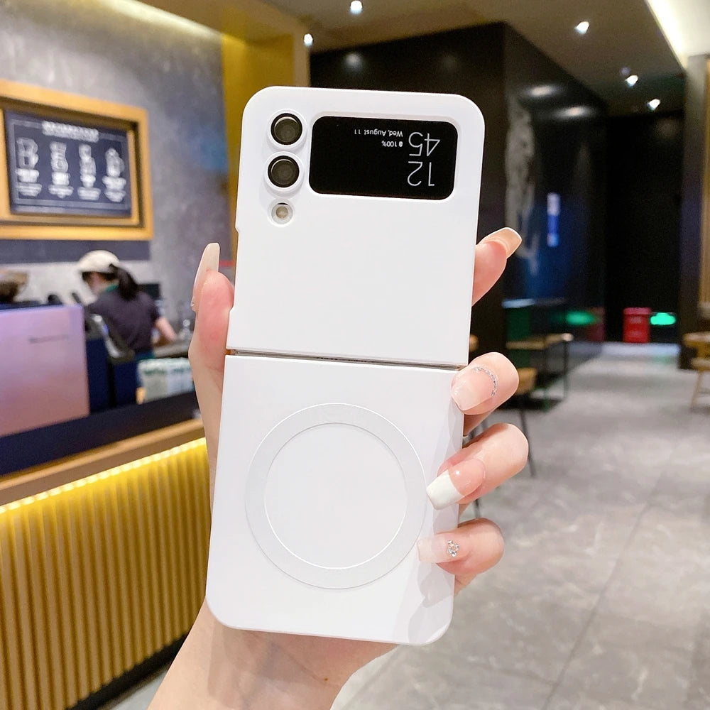 Matte Magsafe Magnetic Wireless Charging Case For Samsung