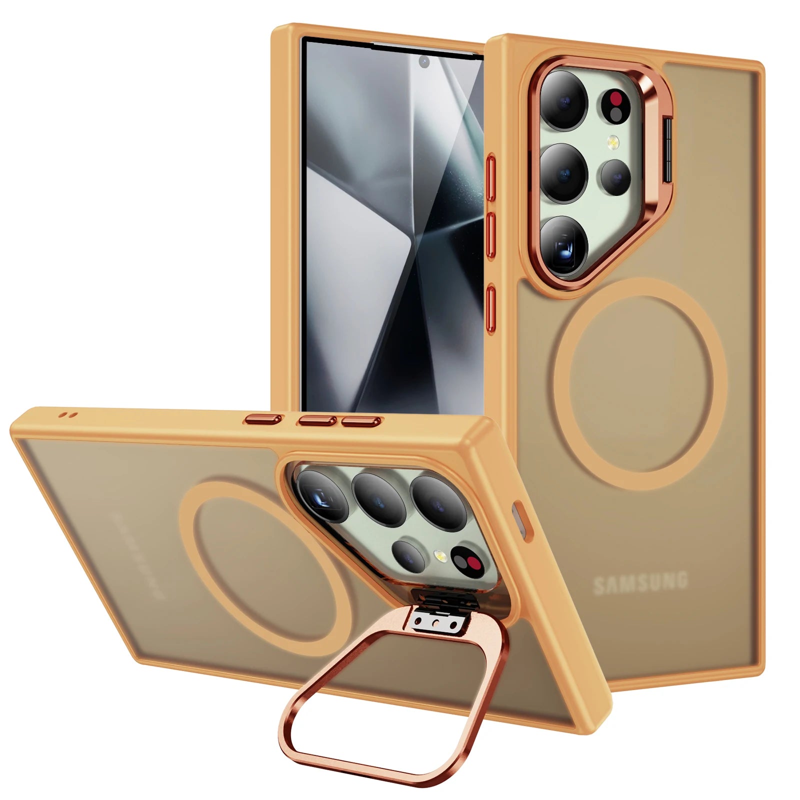 Magsafe Metal Camera Bracket Holder Case For Samsung