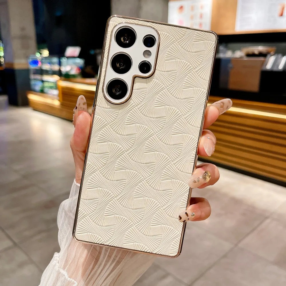 Retro Leather Shockproof Case For Samsung