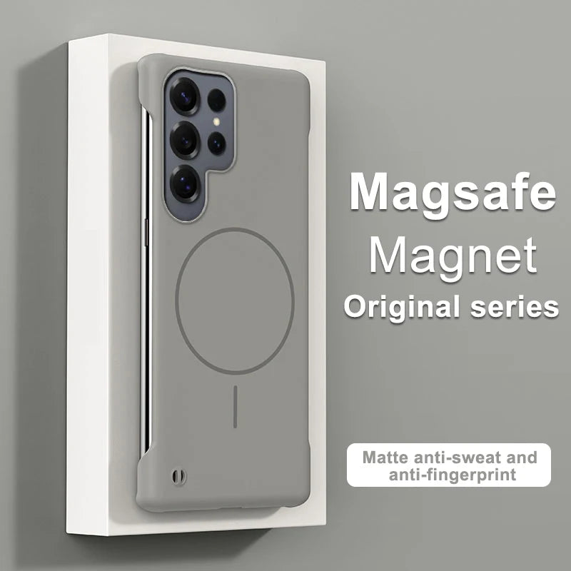 Frameless Matte Ultra Thin Magnetic Case For Samsung