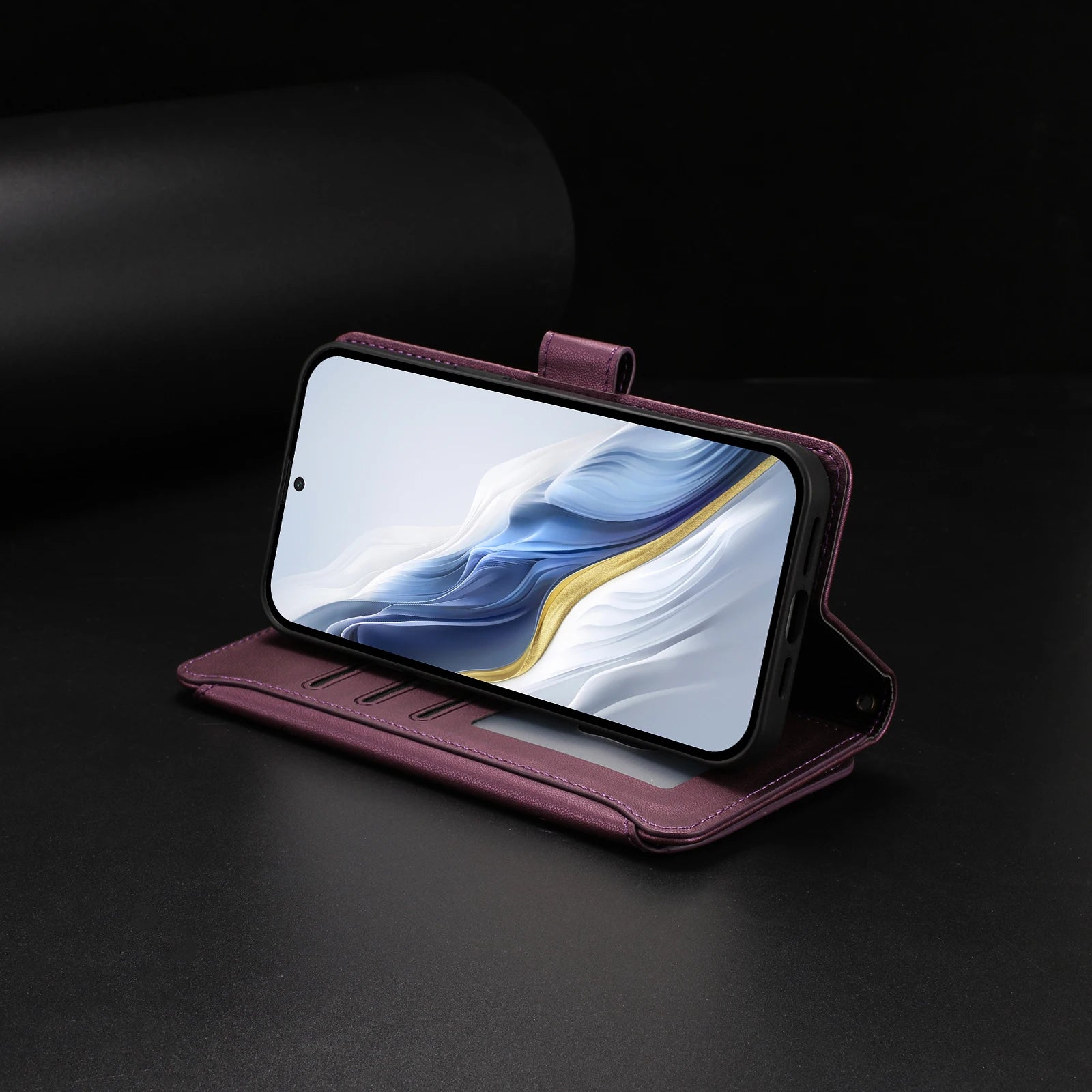 Butterfly Love Flower Embossed Crossbody Wallet Case for Samsung