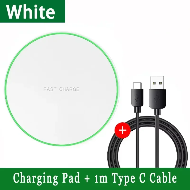 Wireless Charger For iPhone Induction Fast Charging Pad Dock Station For Samsung  Xiaomi Huawei