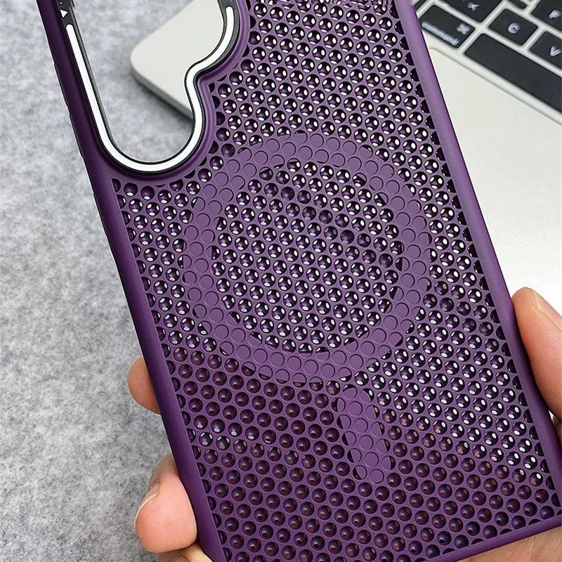 Heat dissipation MagSafe magnetic case For Samsung