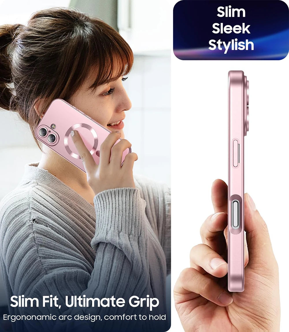 For Magsafe Magnetic Wireless Charge Phone Cases For iPhone