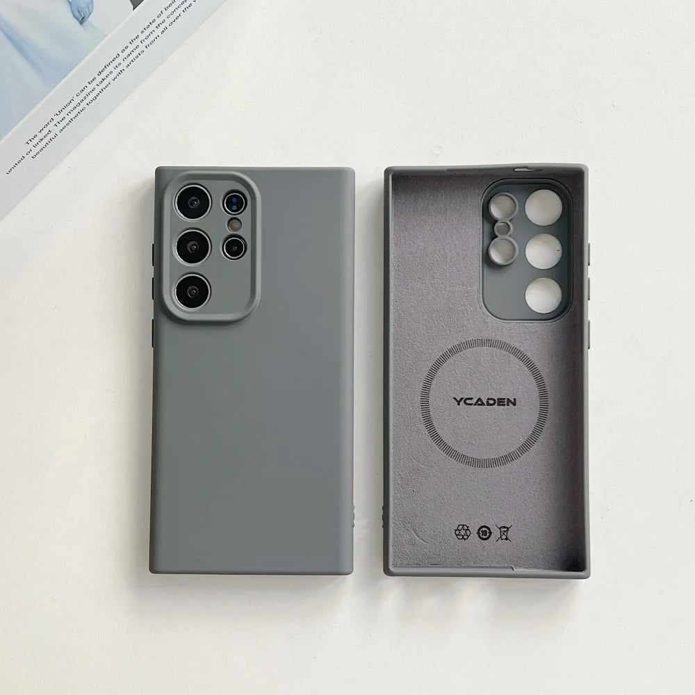 Magsafe Magnetic Liquid Silicone Case For Samsung