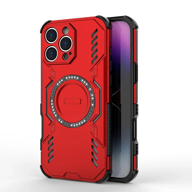 Magsafe Magnetic Armor Shockproof Case For iPhone