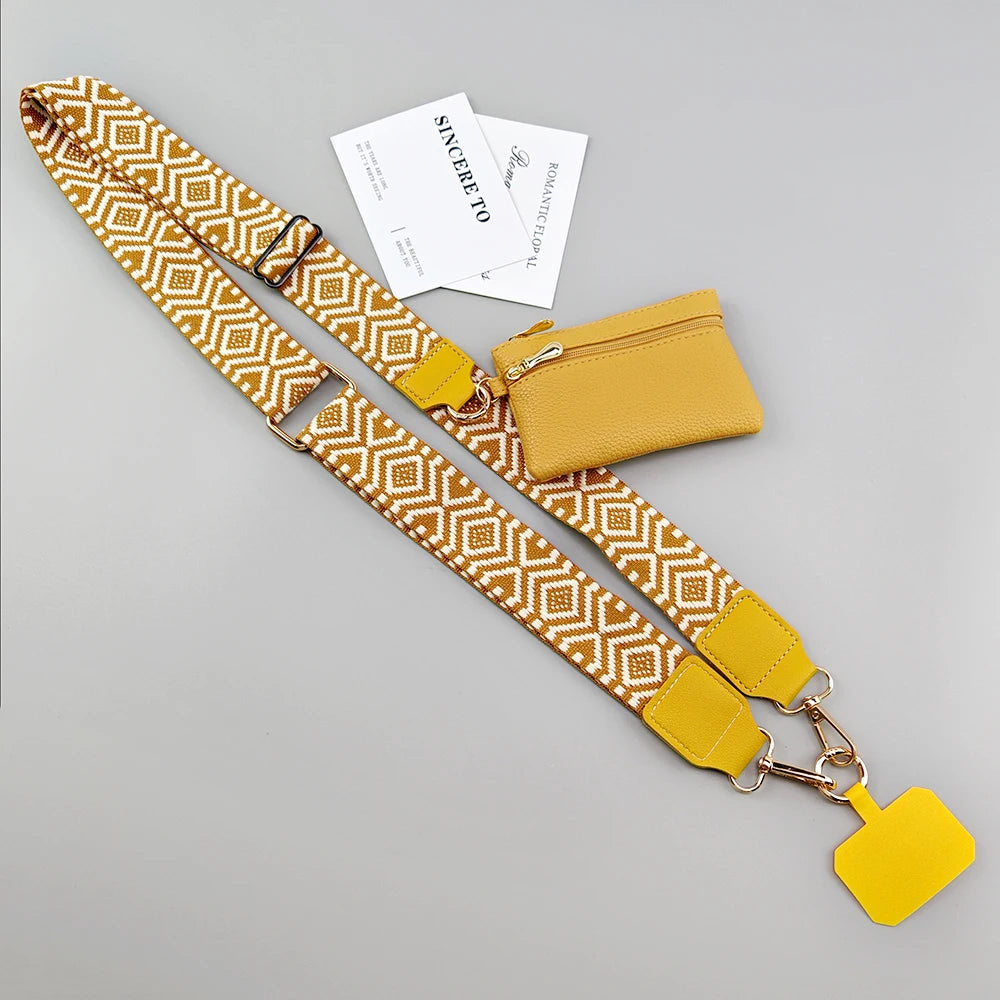 Adjustable Crossbody Mobile Phone Lanyard Strap