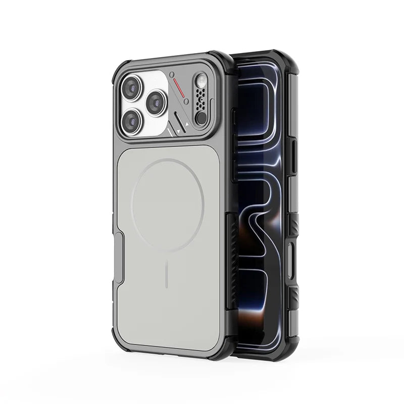 Magnetic Wireless Charging Shockproof Matte Case for IPhone