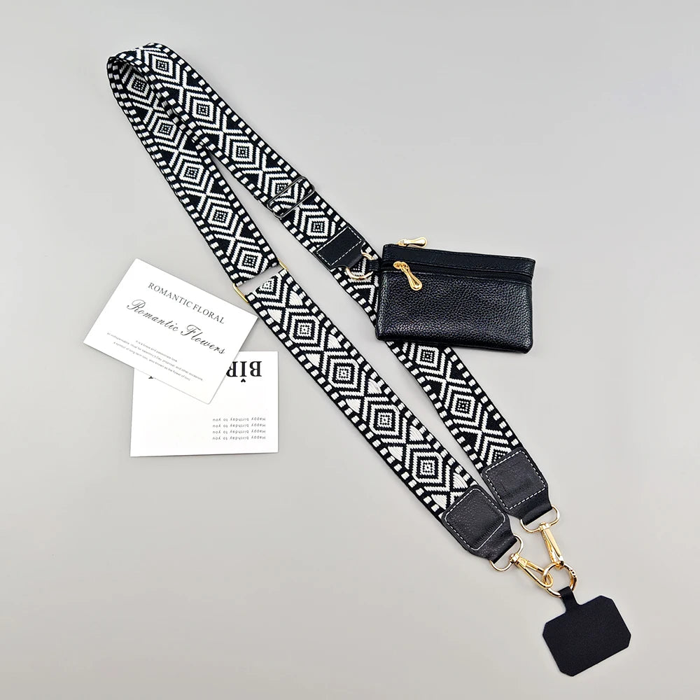 Adjustable Crossbody Mobile Phone Lanyard Strap