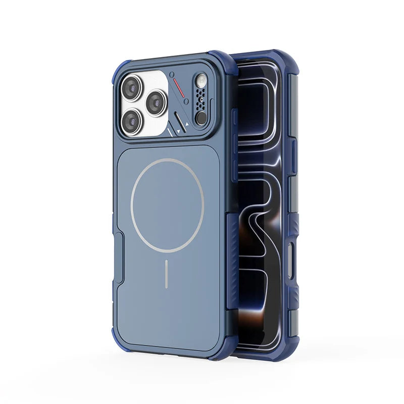 Magnetic Wireless Charging Shockproof Matte Case for IPhone
