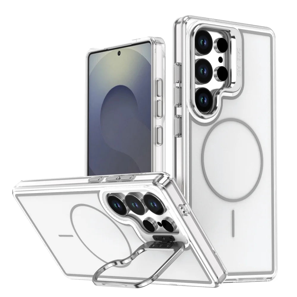 Invisible Lens Frame Holder Magnetic Case for Samsung