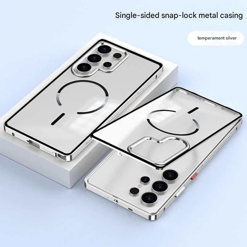 Magsafe Magnetic Metal Frame Shockproof Case For Samsung