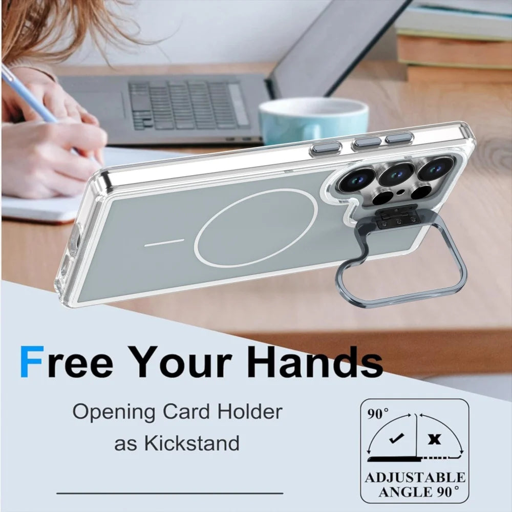 Invisible Lens Frame Holder Magnetic Case for Samsung
