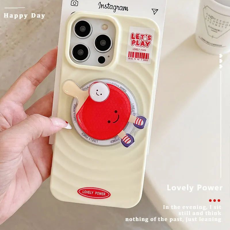 Badminton Magnetic Holder Case For iPhone