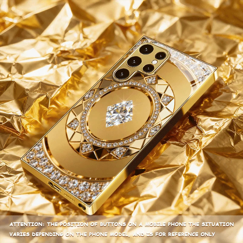Premium art pattern anti-fall glass case for Samsung