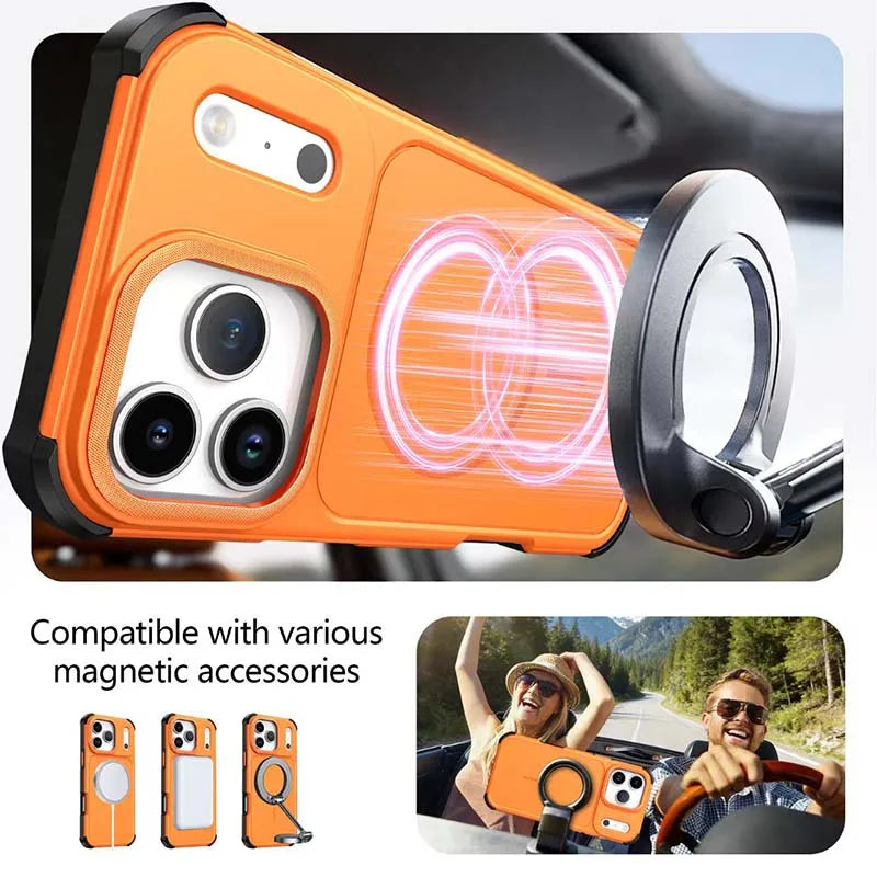 Four Corner Air Cushion Magsafe Magnetic Case for iPhone