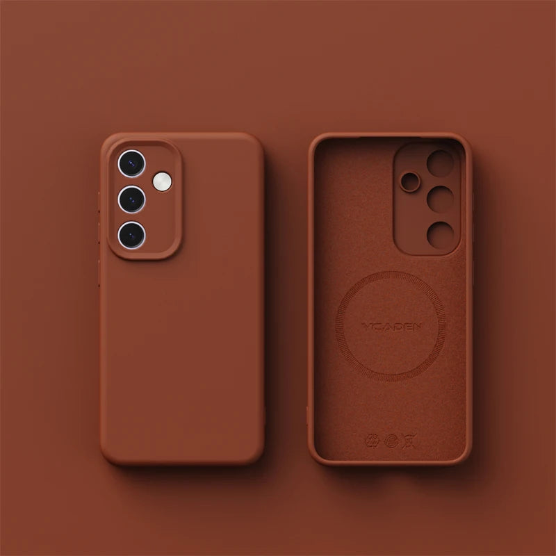 Magsafe Magnetic Liquid Silicone Case For Samsung