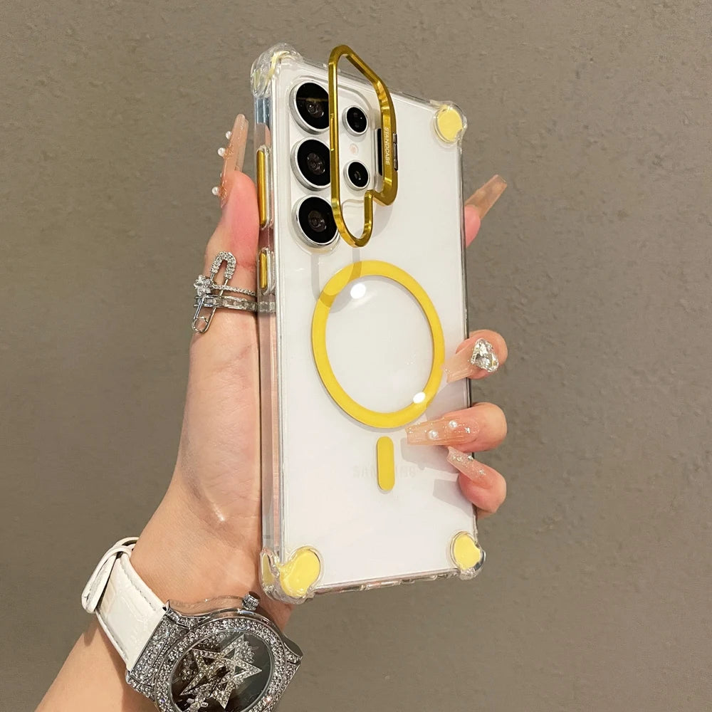 Airbag Anti-fall Cushion Magnetic Case For Samsung