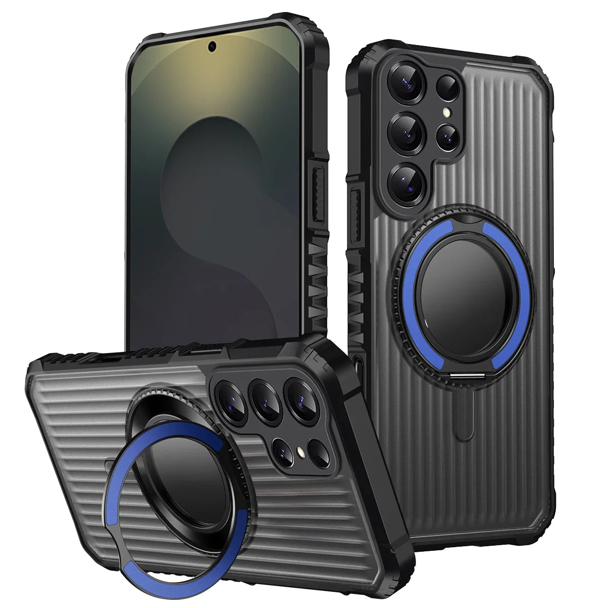 360° Rotate Ring Stand Magnetic Case for Samsung