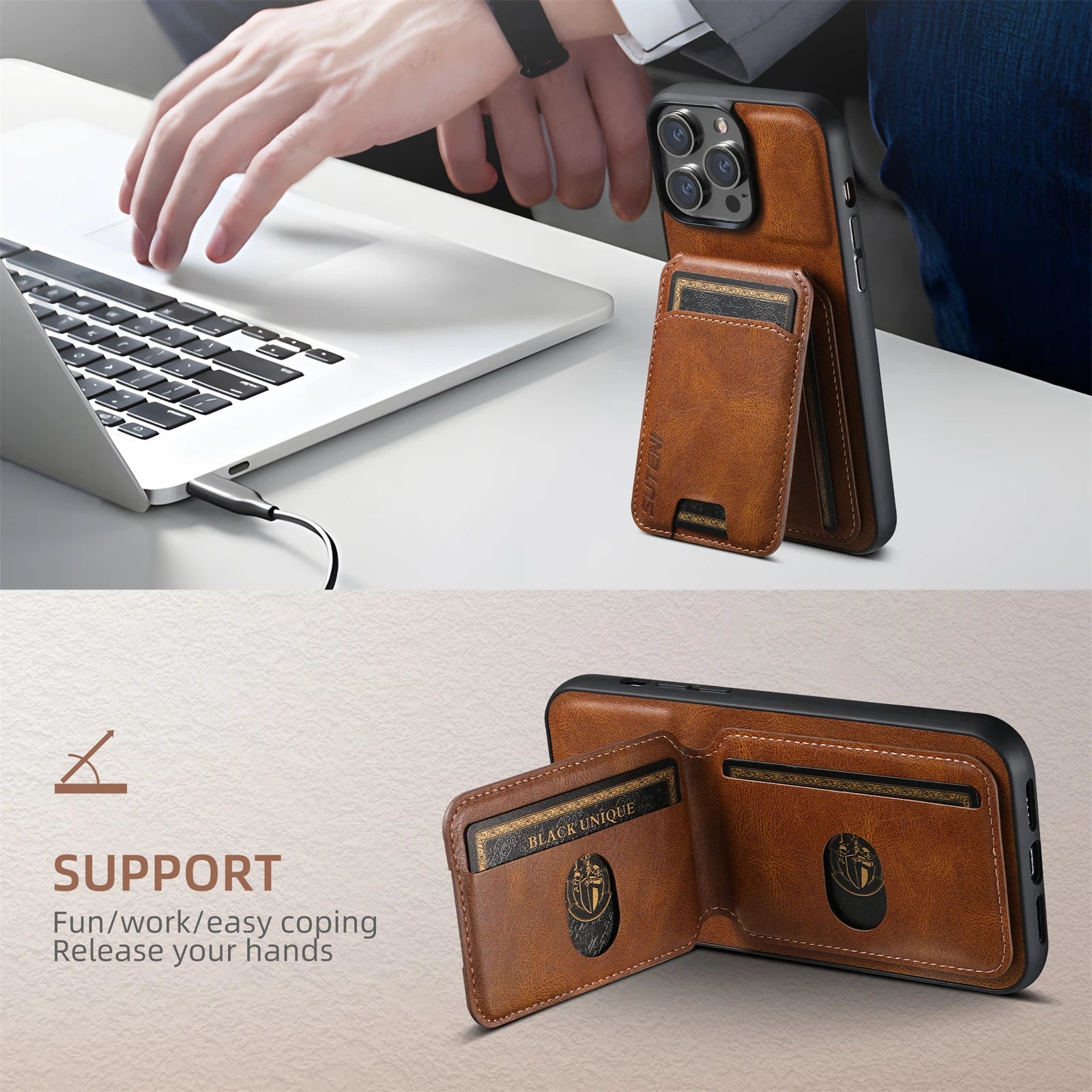 Wallet Phone Holder  Case For iPhone