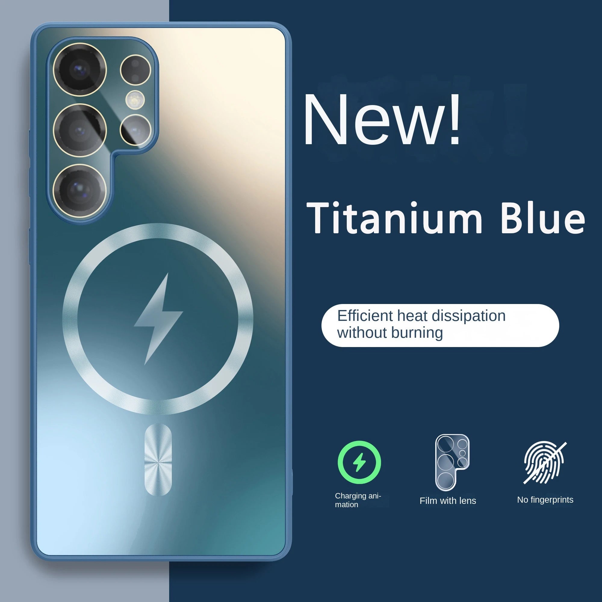 Magsafe Magnetic Ultra-thin AG Matte Case For Samsung