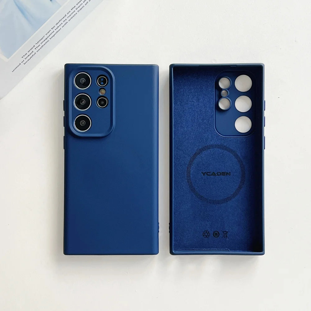 Magsafe Magnetic Liquid Silicone Case For Samsung