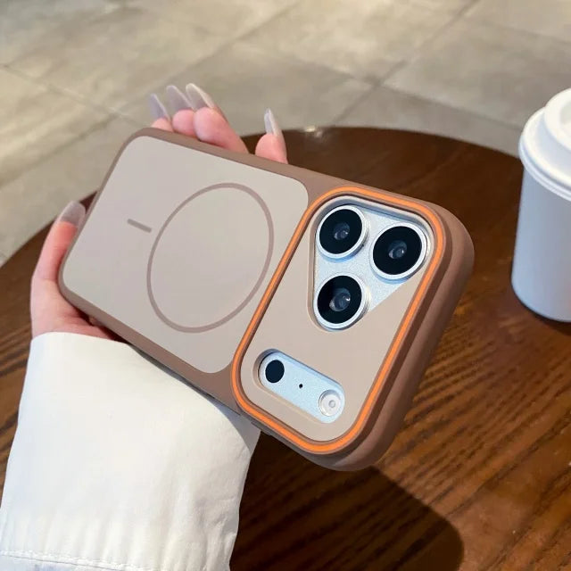 Magsafe Magnetic Soft Silicone Frame Matte Case For iPhone