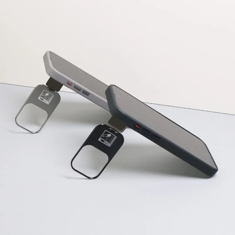 Magsafe Magnetic Stand Glass Lens Protector Case For iPhone