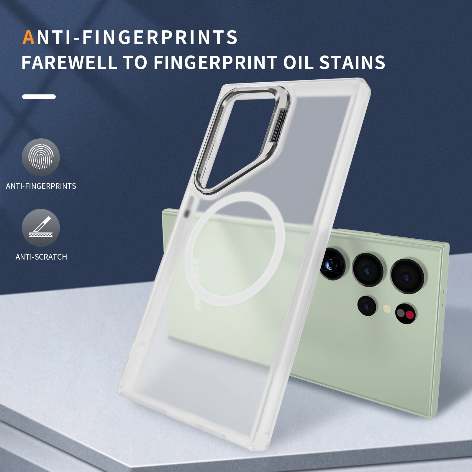 Magsafe Metal Camera Bracket Holder Case For Samsung